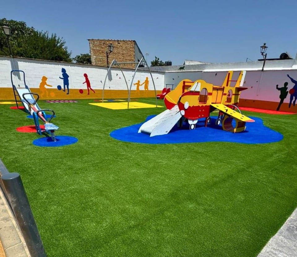 el mejor césped artificial parques 